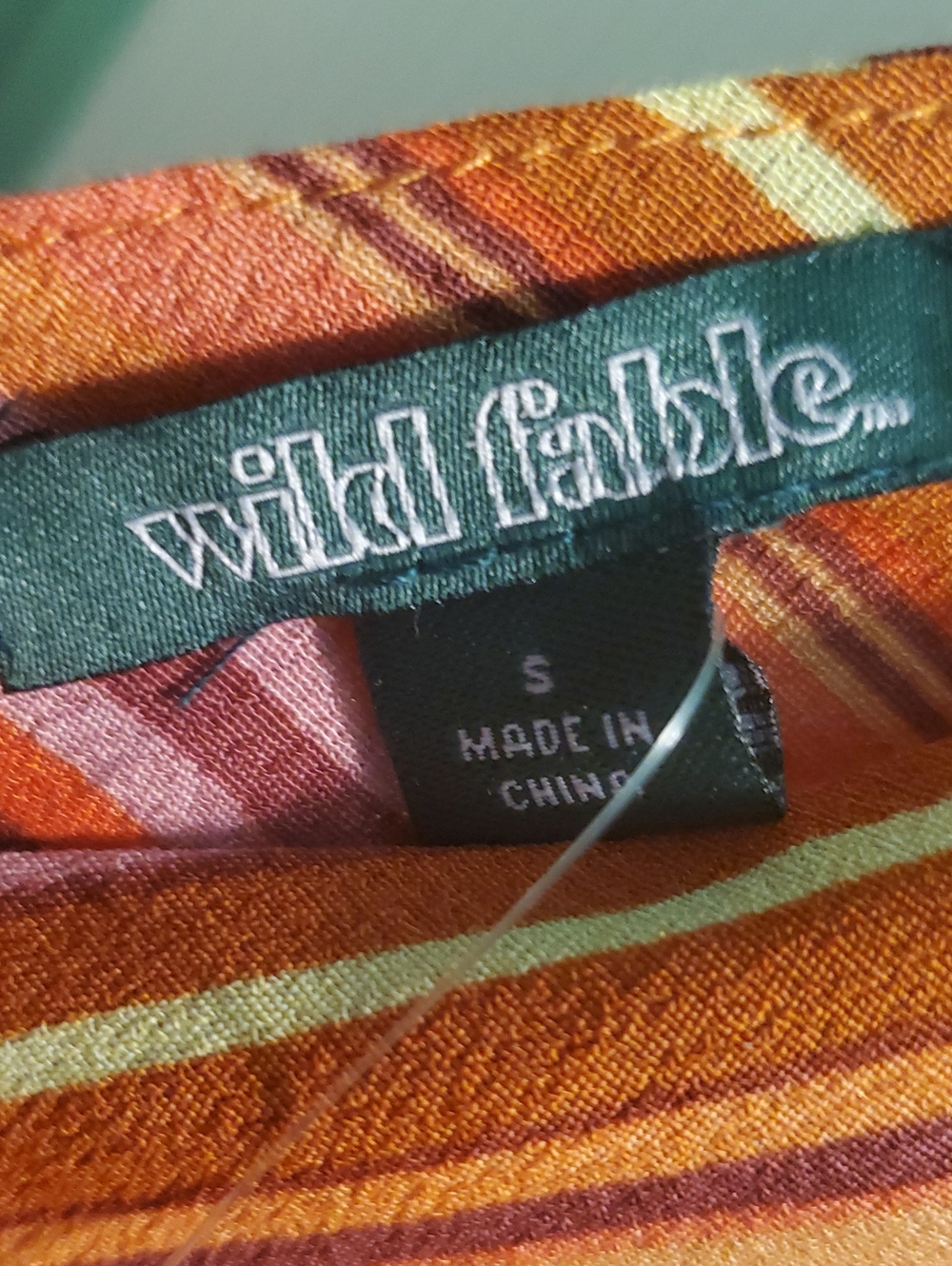 Wild Fable Women's Striped V-Neck Sleeveless Mini Y2K Slip Dress S - Picture 4 of 5